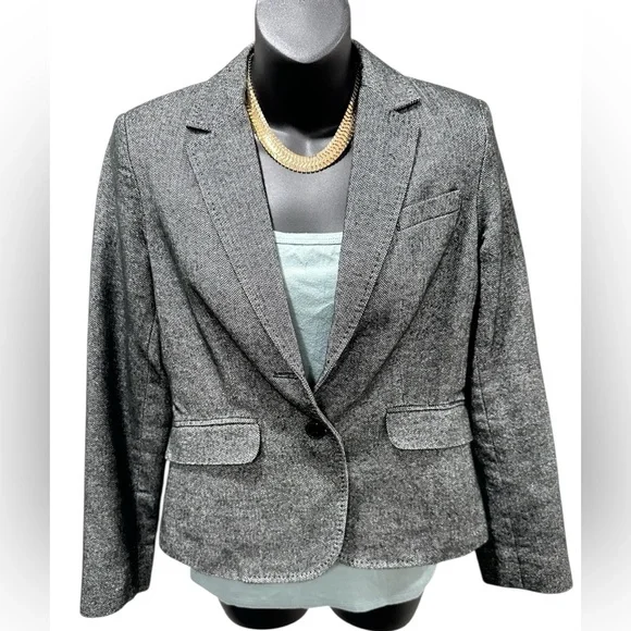 New York & Company Tweed Blazer Size 4 🥳HOST PICK🥳 - Picture 1 of 9